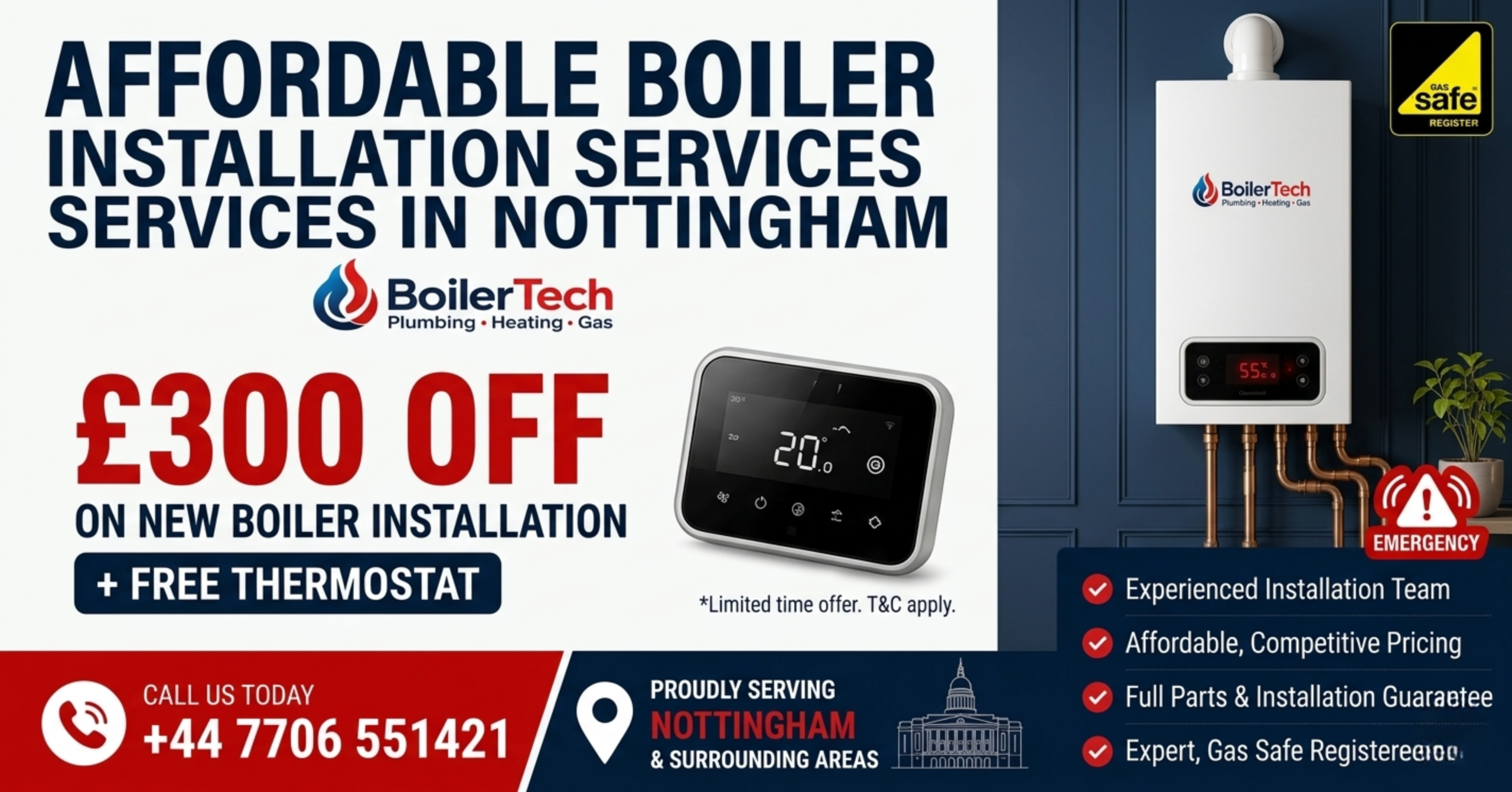 Affordable Boiler Installation Services in Nottingham