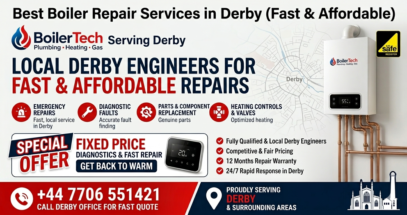 Best Boiler Repair Services in Derby Fast and Affordable