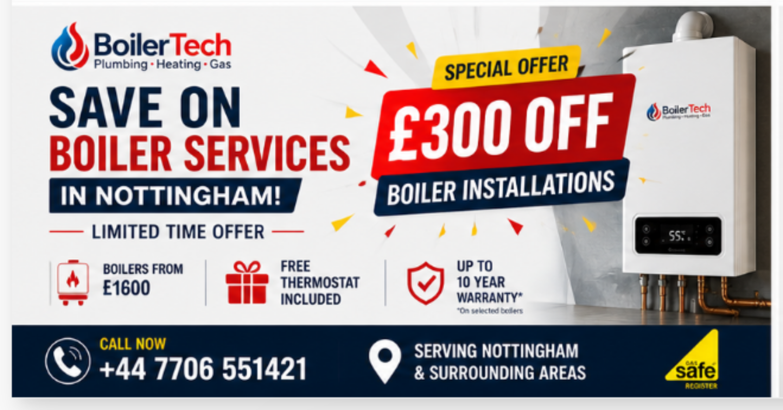 Trusted Gas Safe Engineers in Nottingham for Heating Services