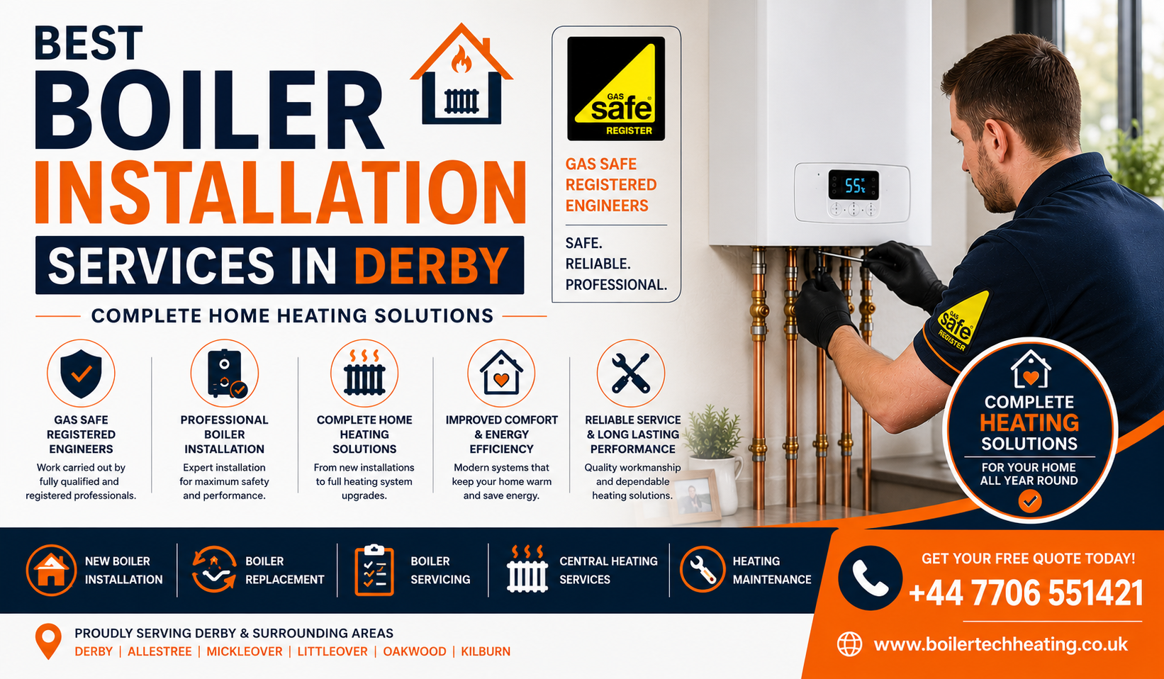 Best Boiler Installation Services in Derby Complete Home Heating Solutions