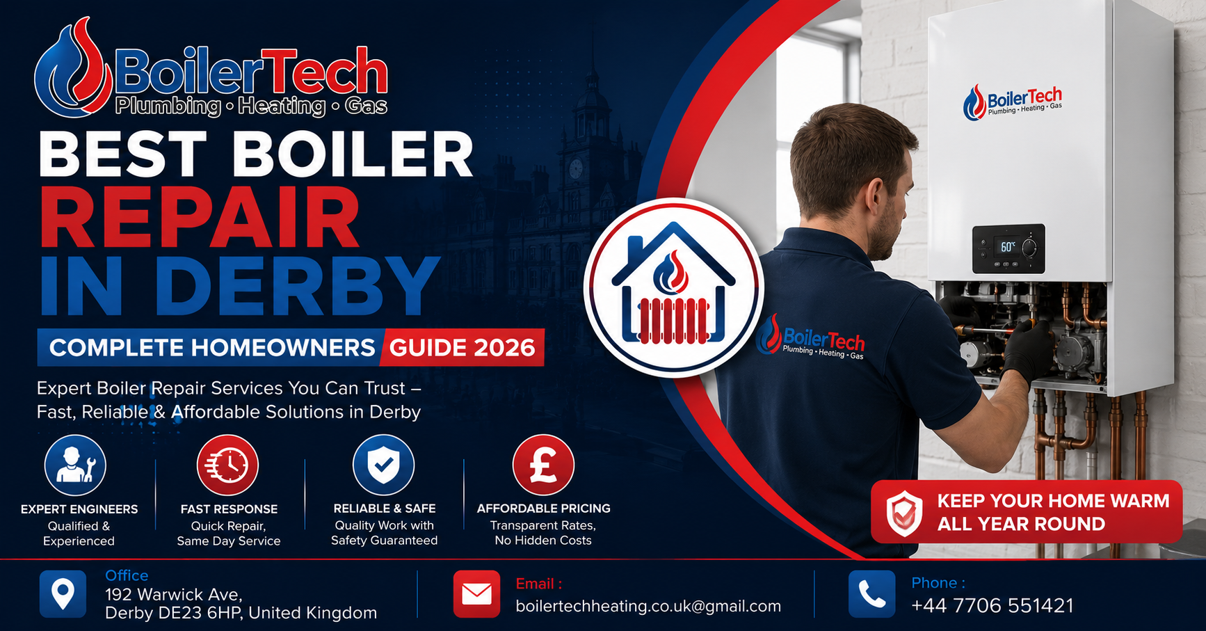 Best Boiler Repair in Derby Complete Homeowners Guide 2026