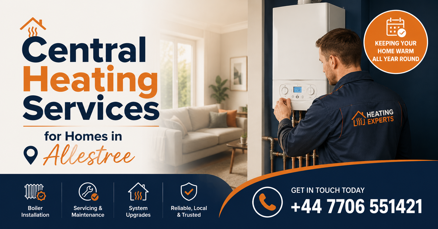 Central Heating Services for Homes in Allestree