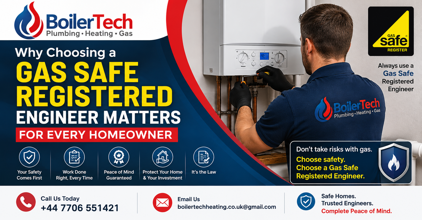 Why Choosing a Gas Safe Registered Engineer Matters for Every Homeowner