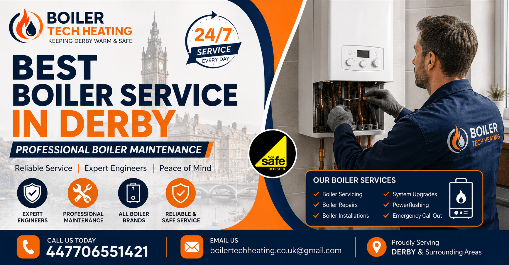 Best Boiler Service in Derby: Professional Boiler Maintenance