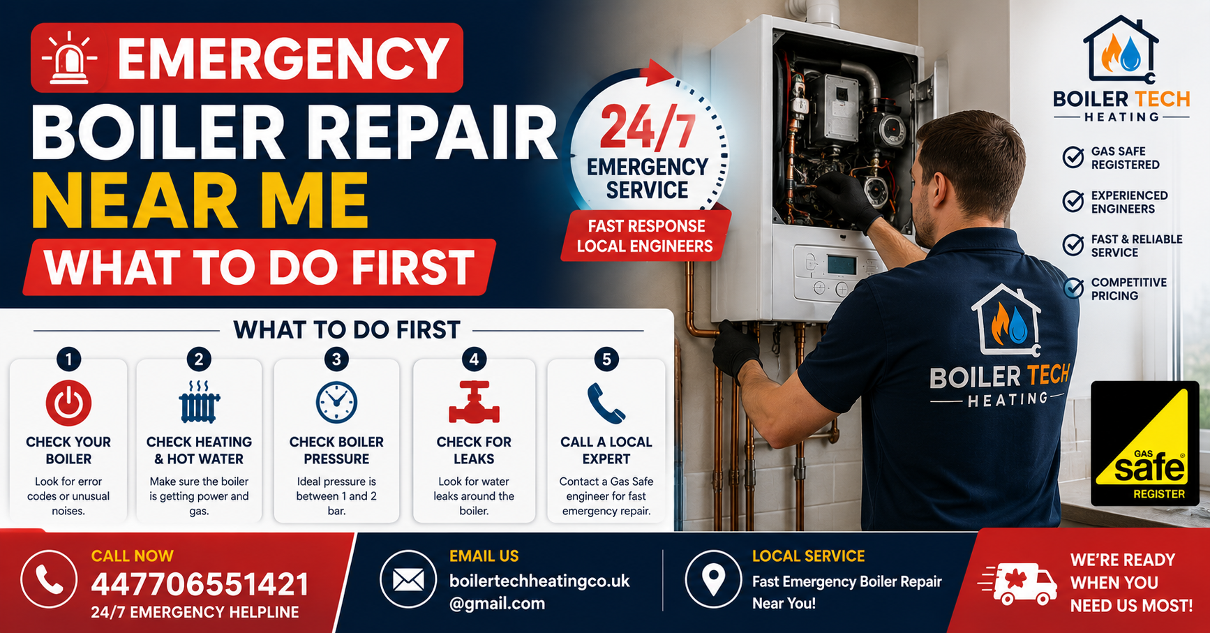 Emergency Boiler Repair Near Me What to Do First